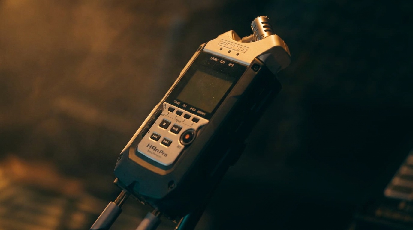 Gravador de áudio que registra o set em WAV