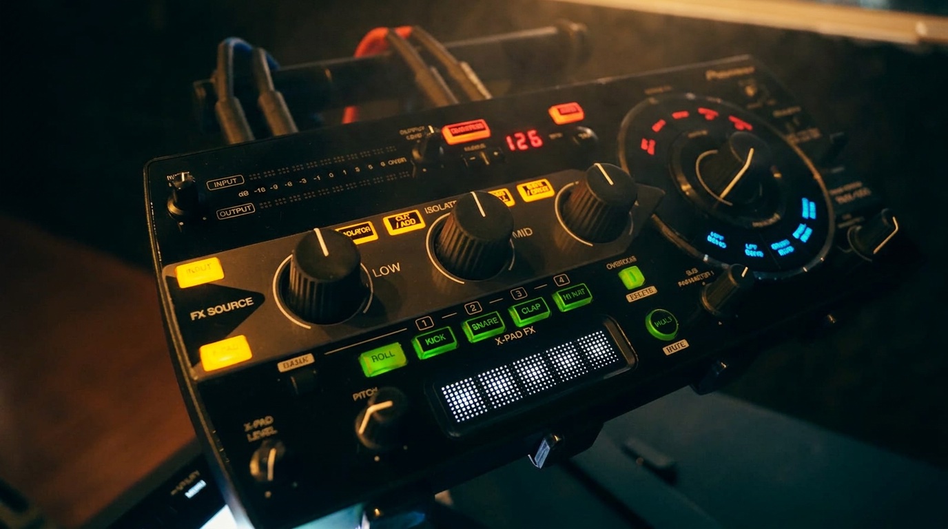 RMX-1000 com as luzes acesas